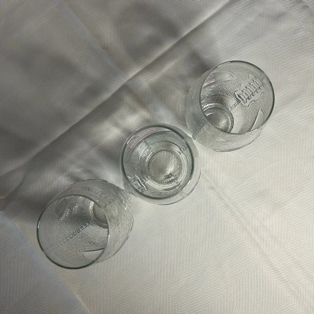 Miller Lite Tampa Bay Buccaneers Logo Football Shaped Pint Beer Glasses (3)